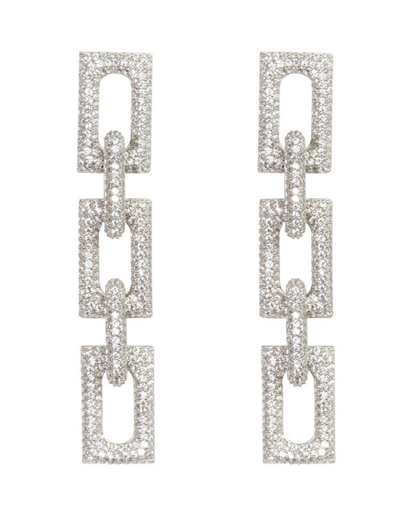 Flat Block Earrings