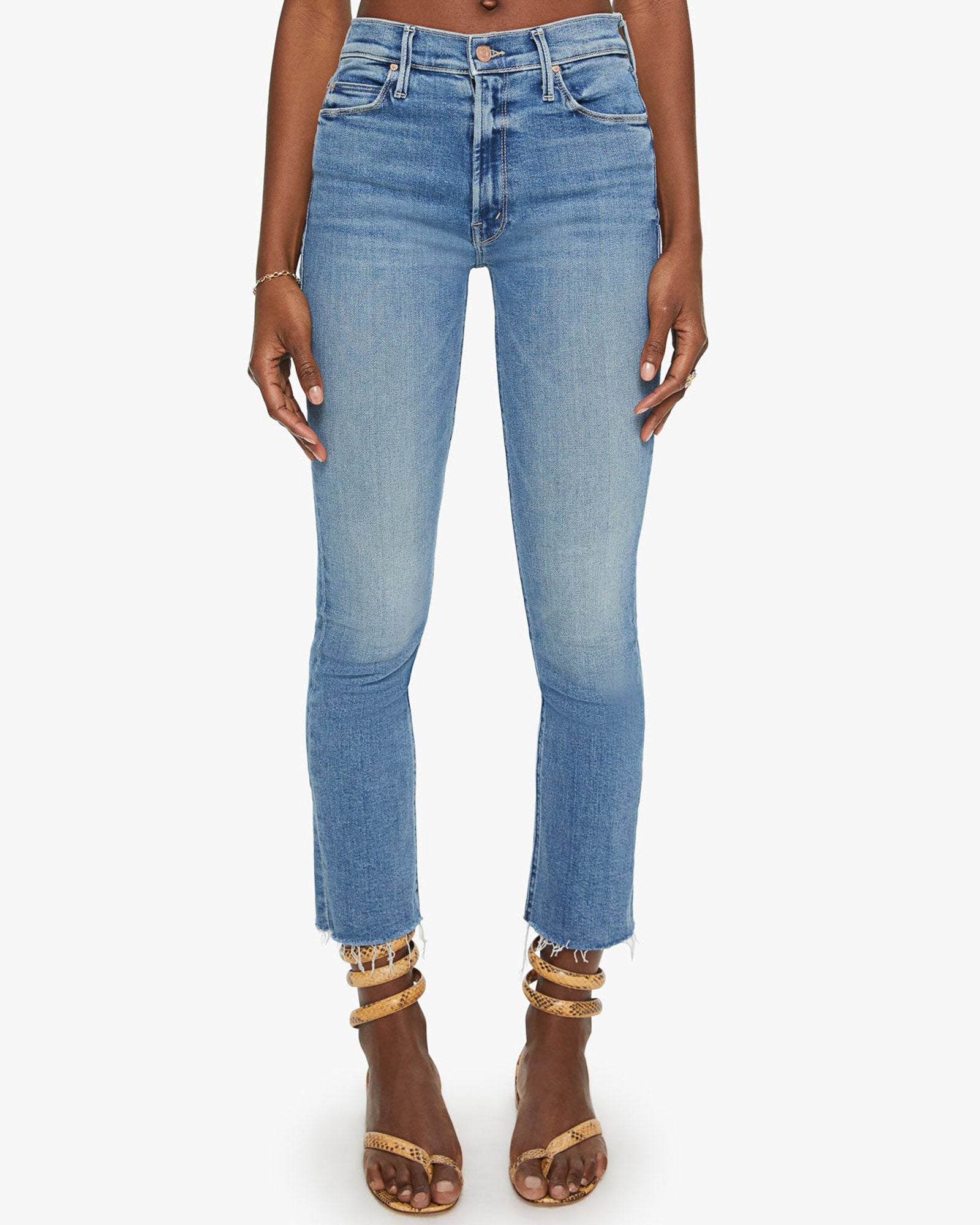 Mid rise best sale ankle jeans