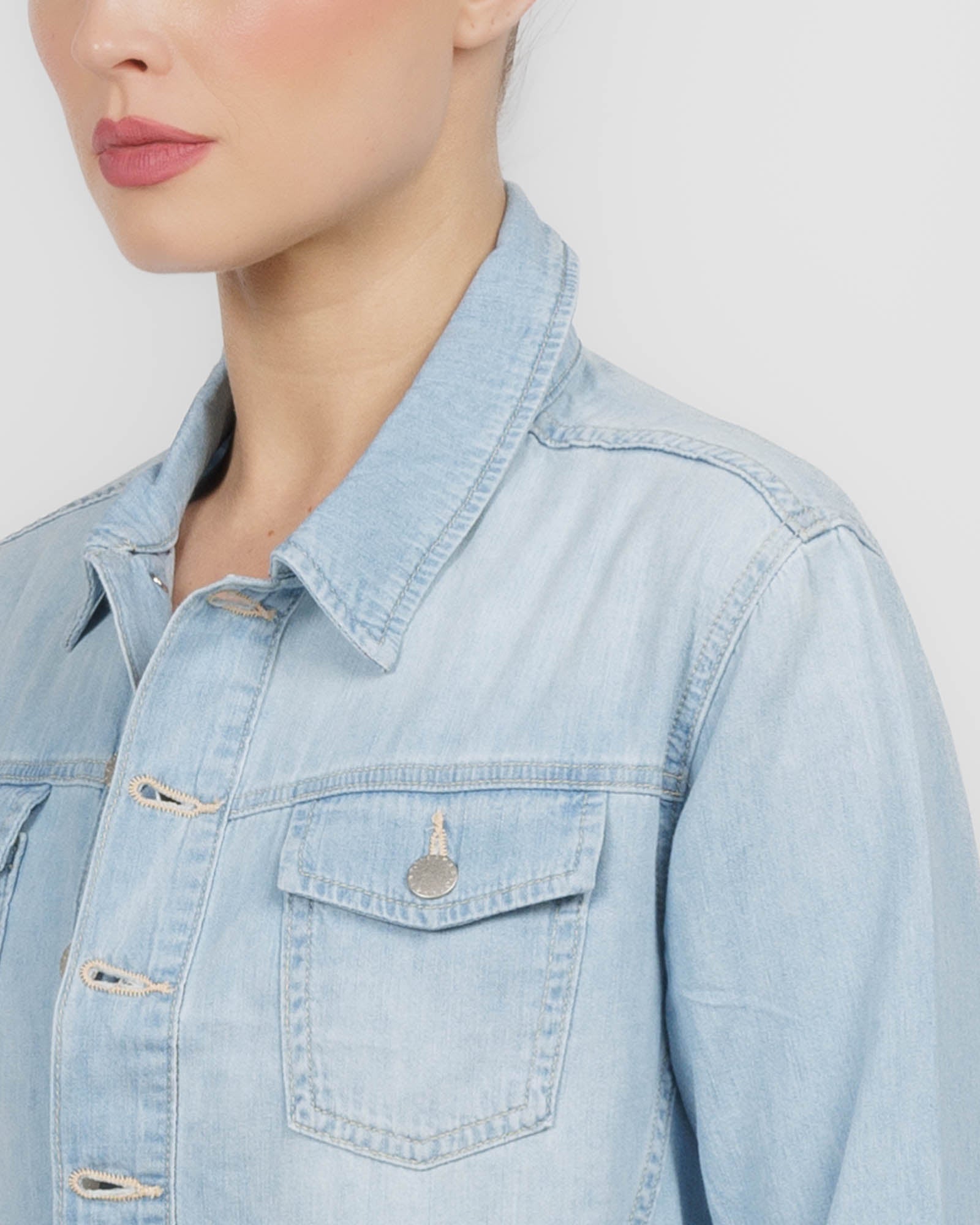 Cropped Denim Jacket