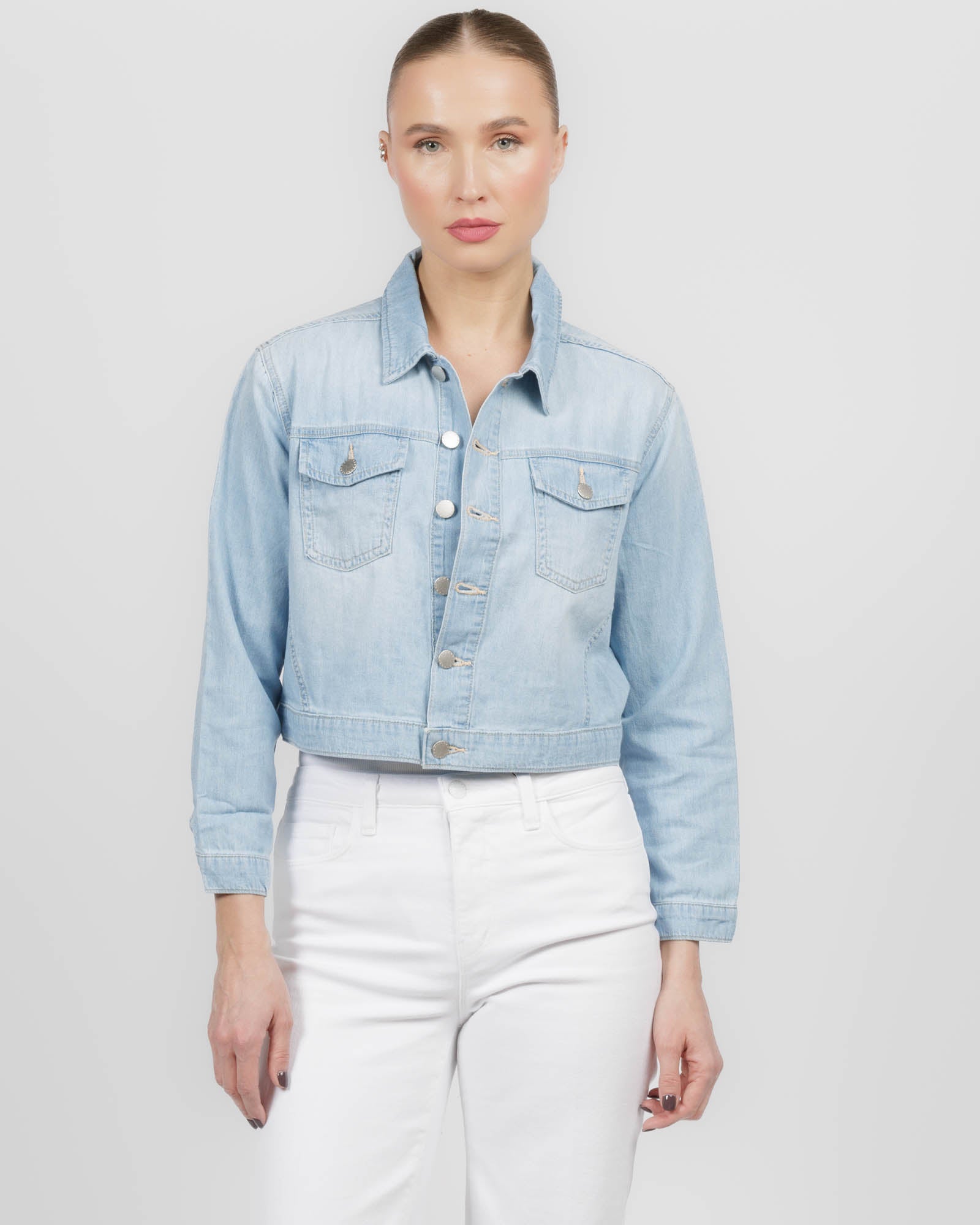 Cropped Denim Jacket