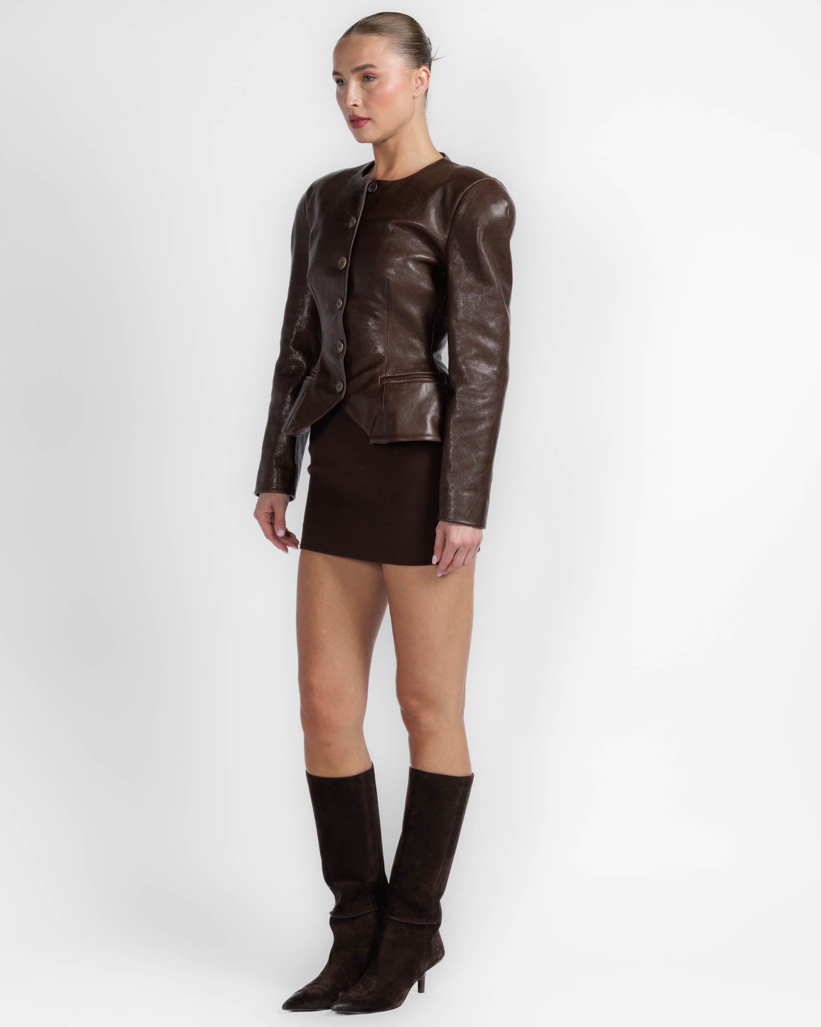 Leather Blazer 15