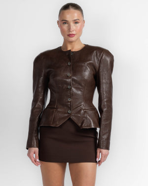 Leather Blazer 15