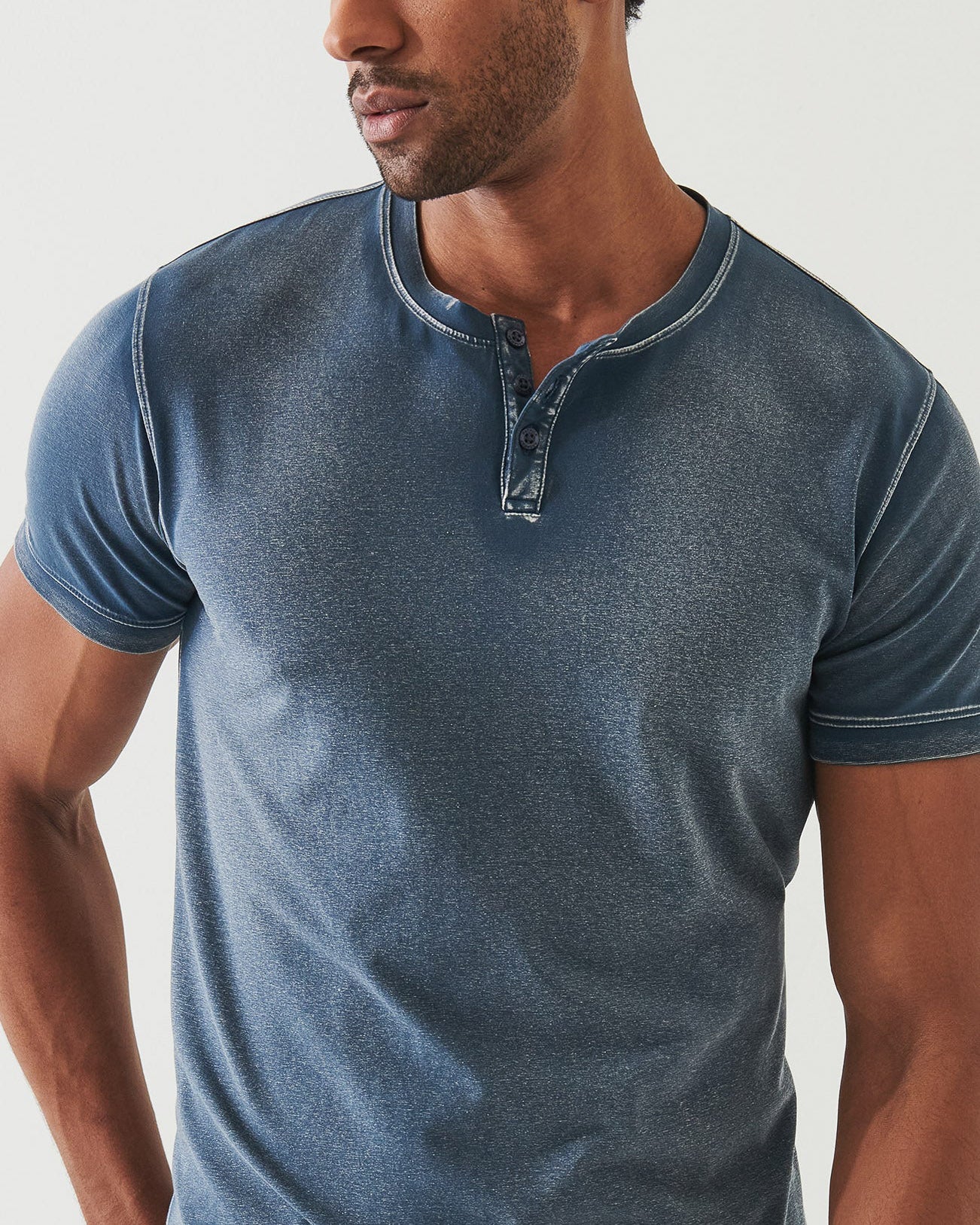 Vintage Wash Henley