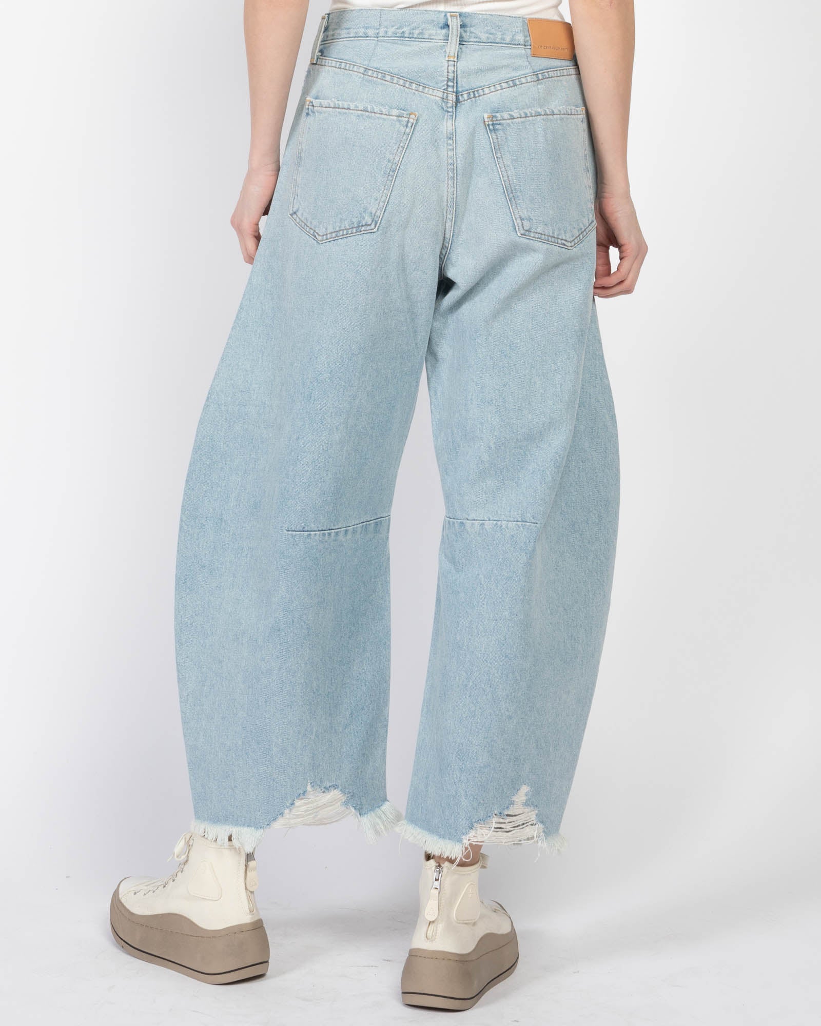 Citizens of Humanity HORSESHOE - Wide Leg - sonnet/black