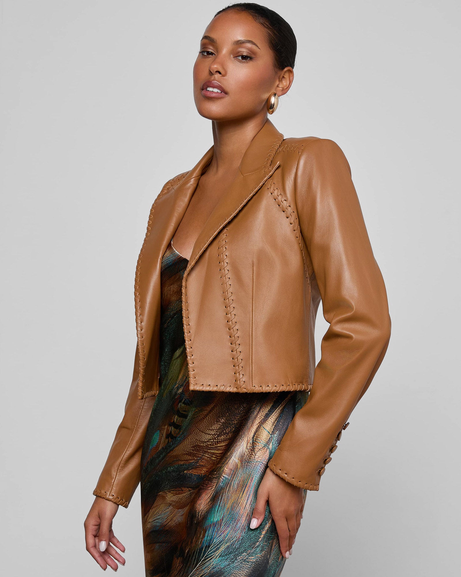 Dulcie Leather Blazer