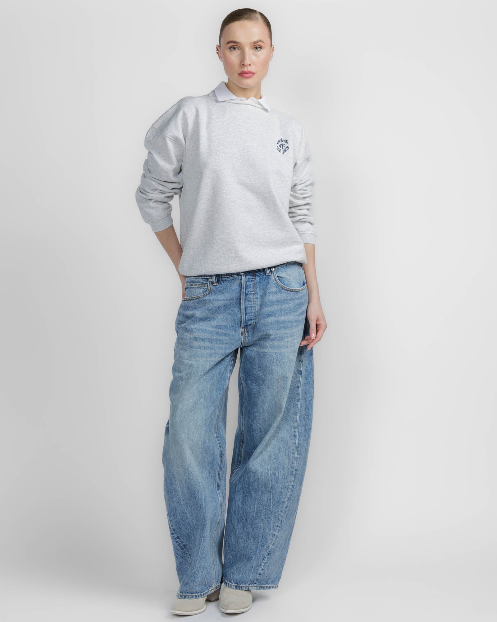 Slash Crewneck Polo Dickie
