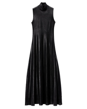 Turtleneck Sleeveless Dress
