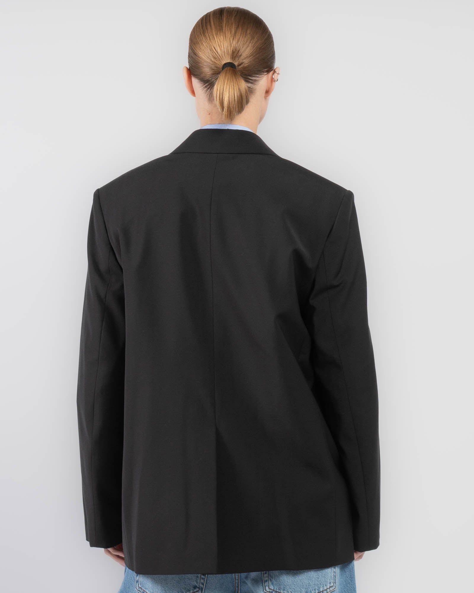 Oversized Logo Blazer