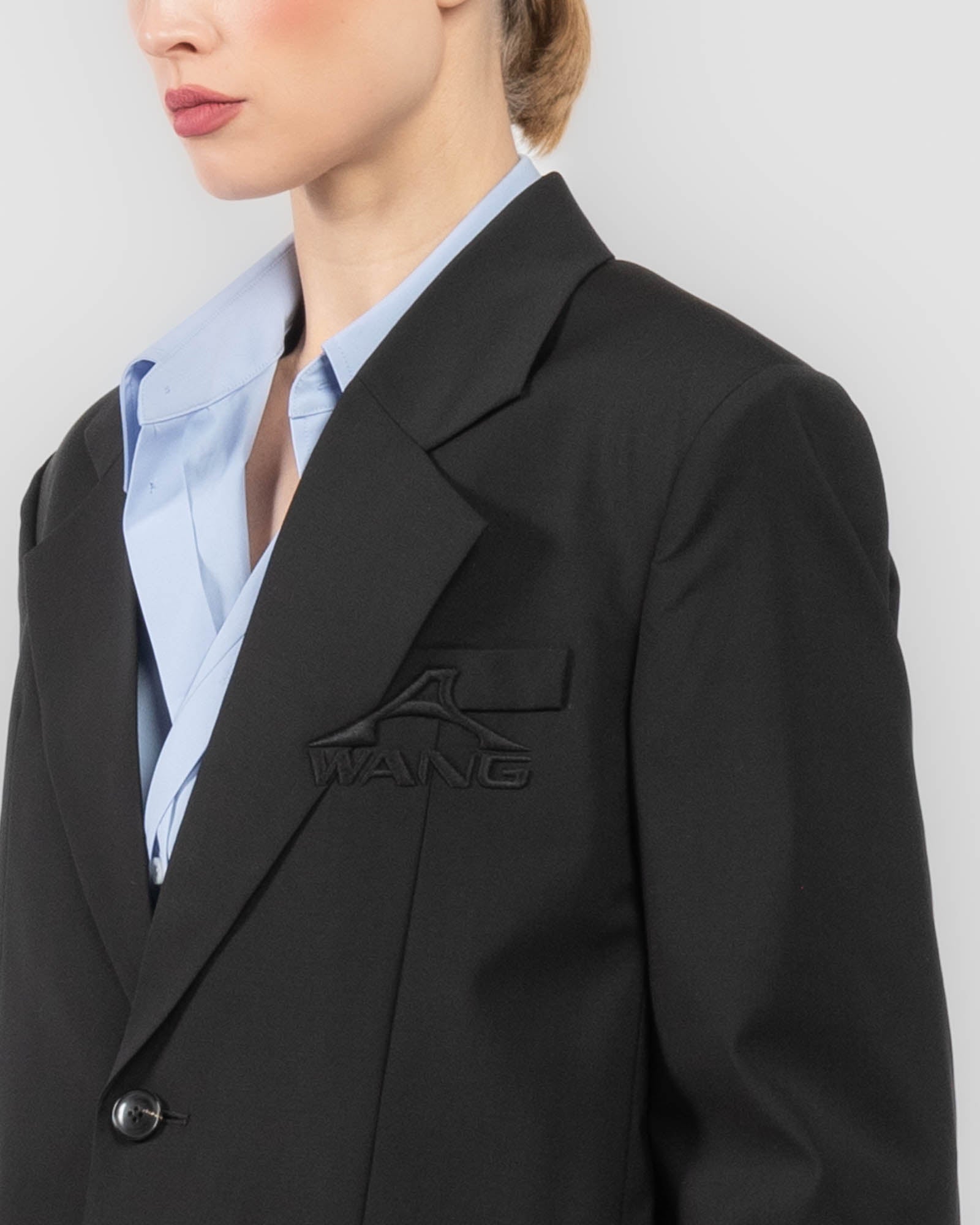 Oversized Logo Blazer