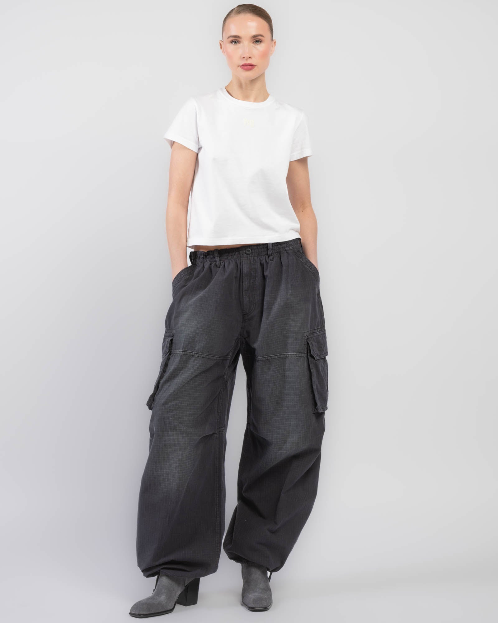 Turned Down Cargo Pants