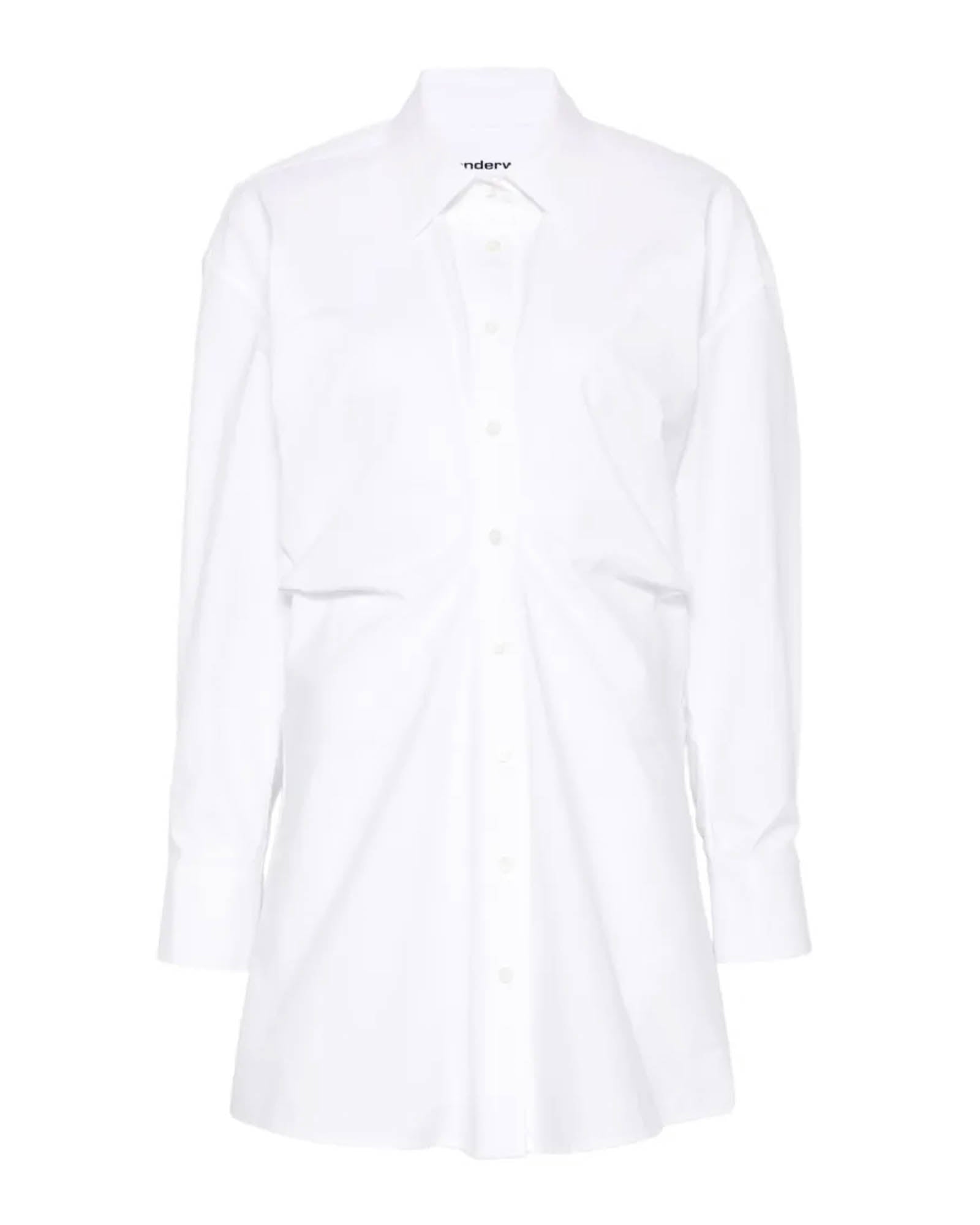 Zip Mini Shirt Dress