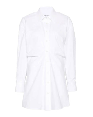 Zip Mini Shirt Dress