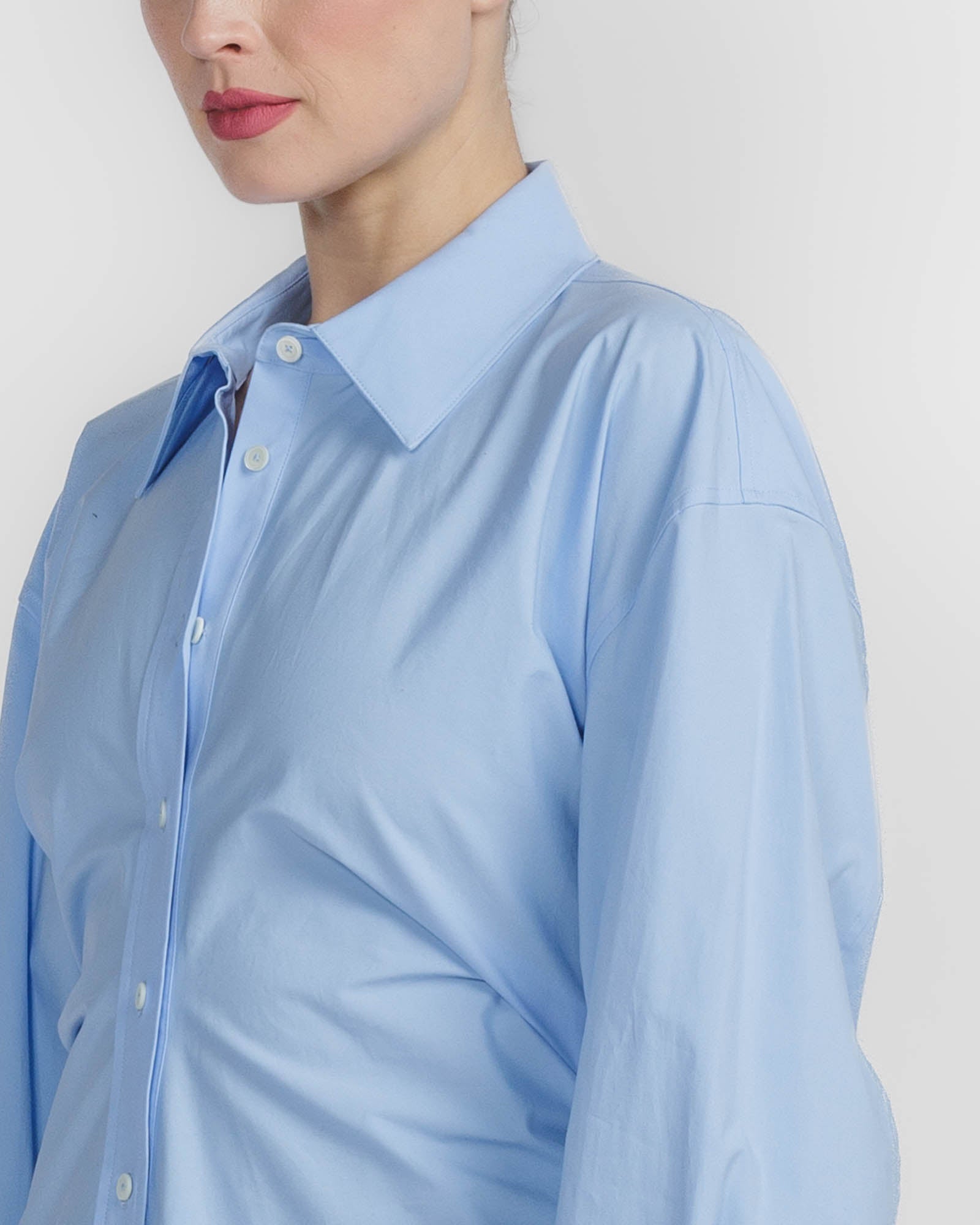 Zip Mini Shirt Dress