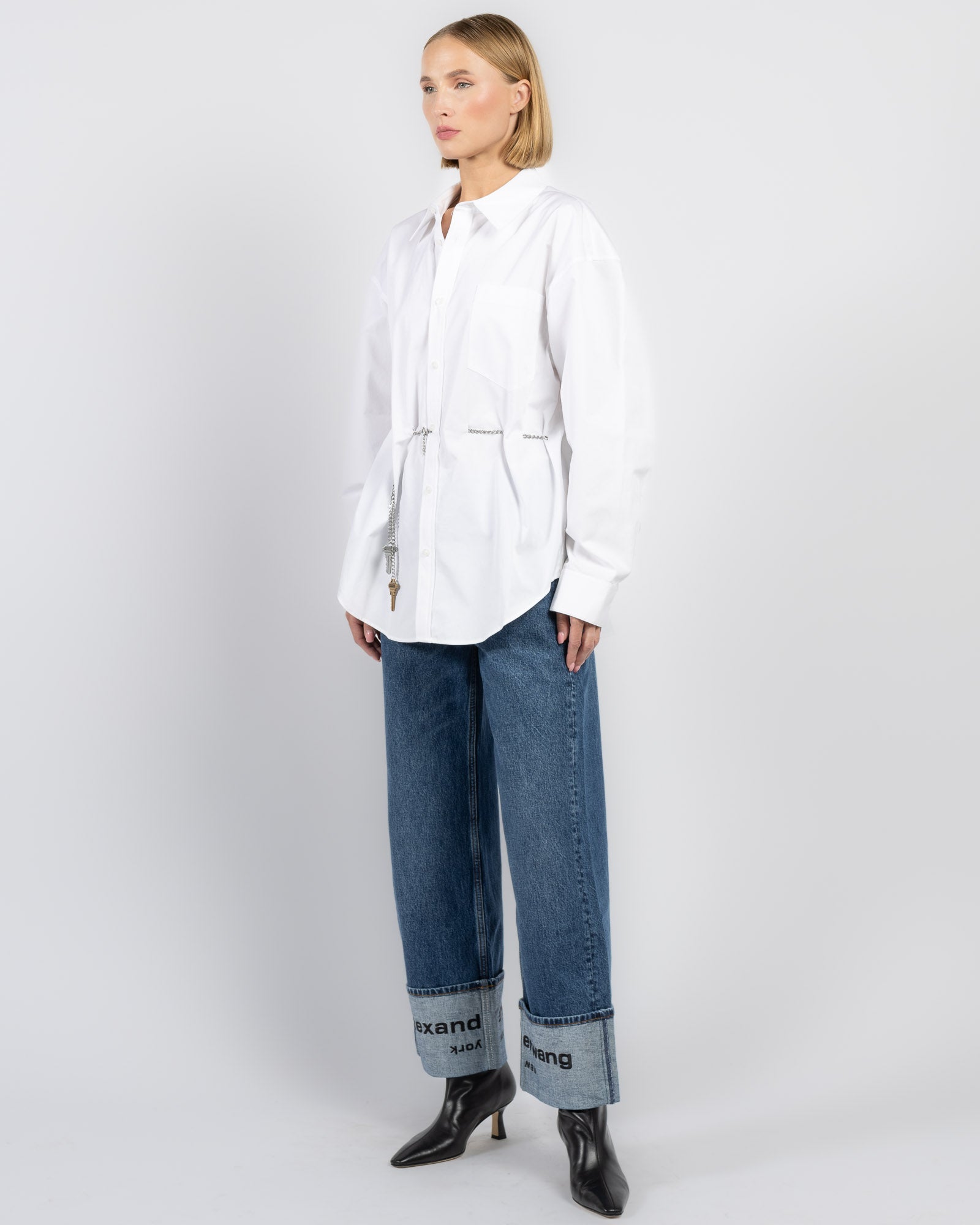 Shirt With Waist Chain