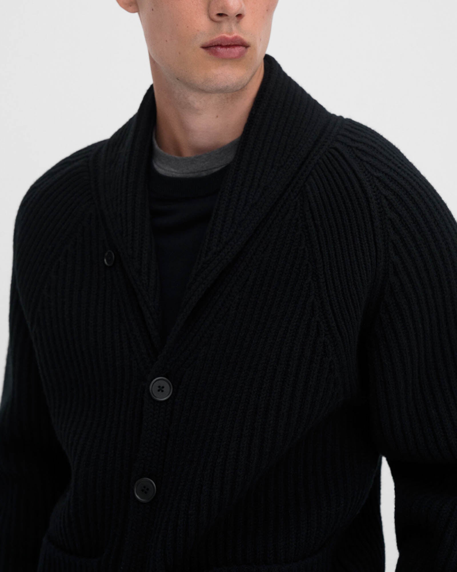 Shawl Collar Cardigan