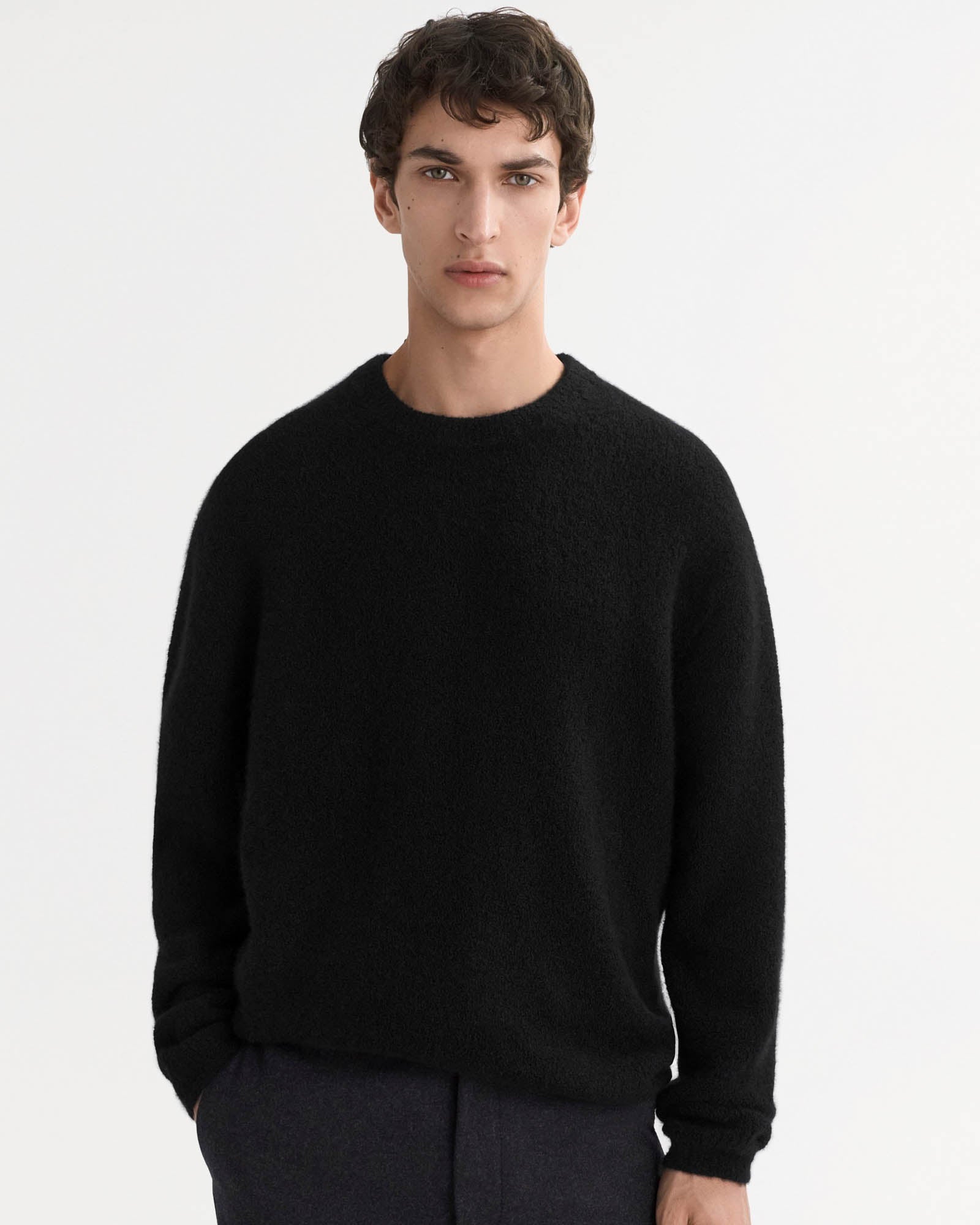 Boucle Crew Neck Sweater