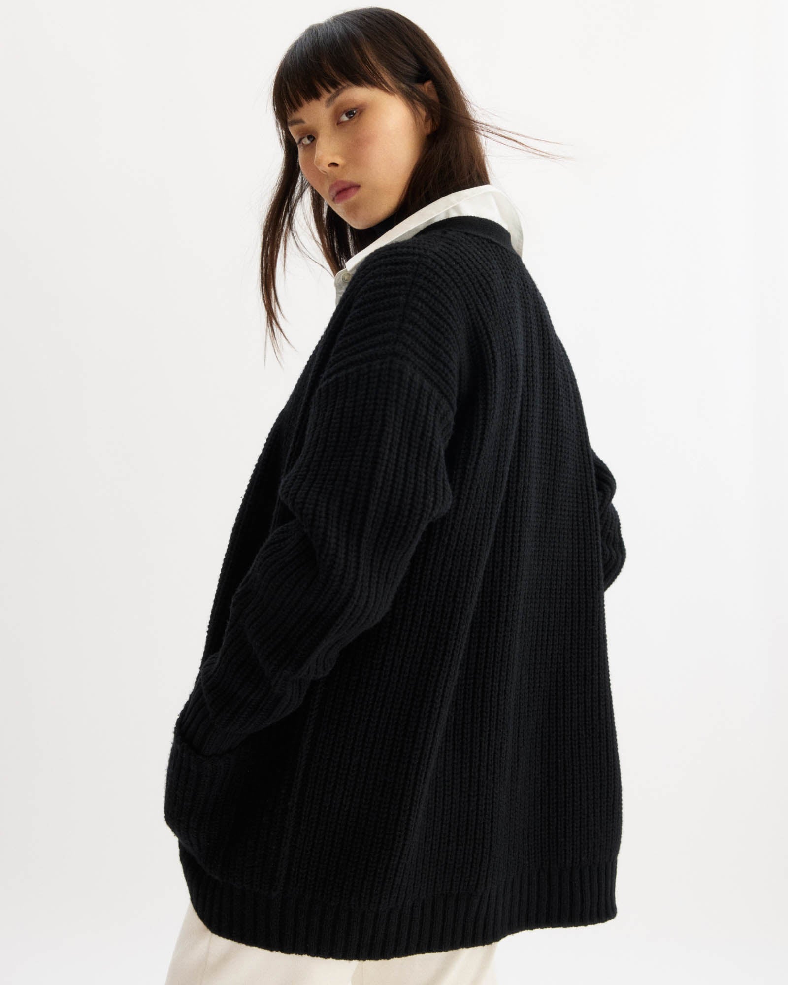 Cardigan grand-père Bedford