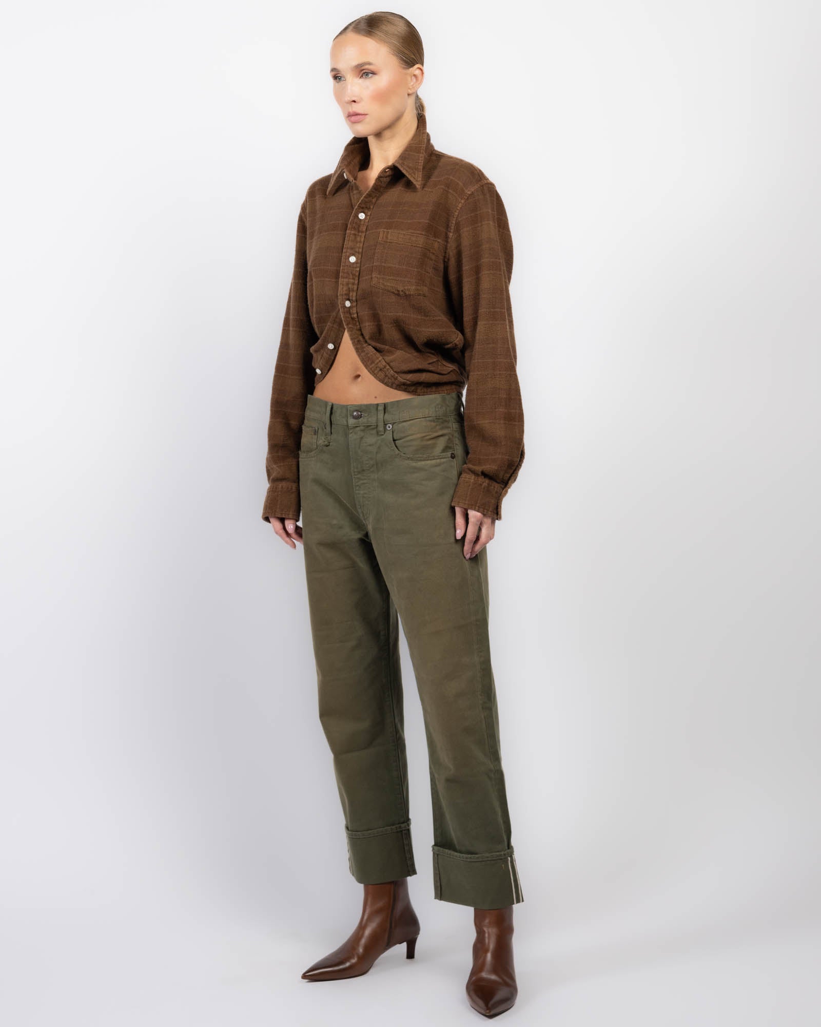 Cuff Boyfriend Jeans