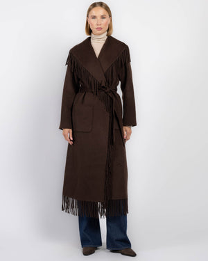 Manteau à franges Carrie