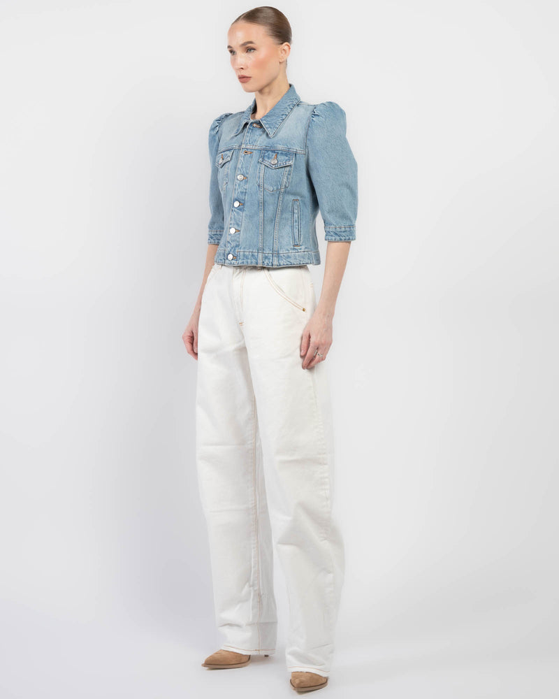 Slim Crop Denim Jacket