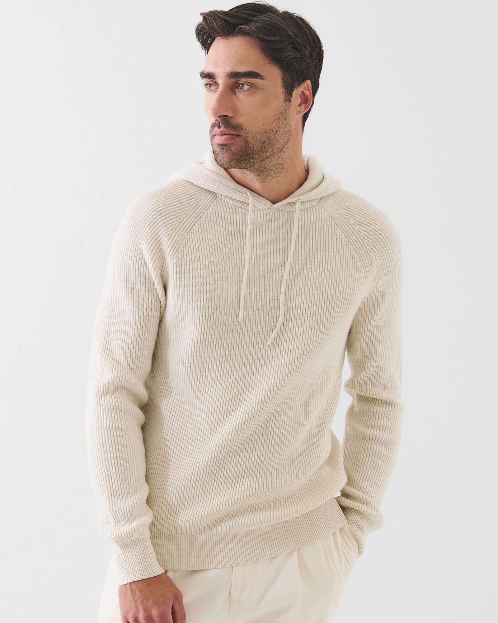 12 Gauge Merino Wool Ribbed Hoodie