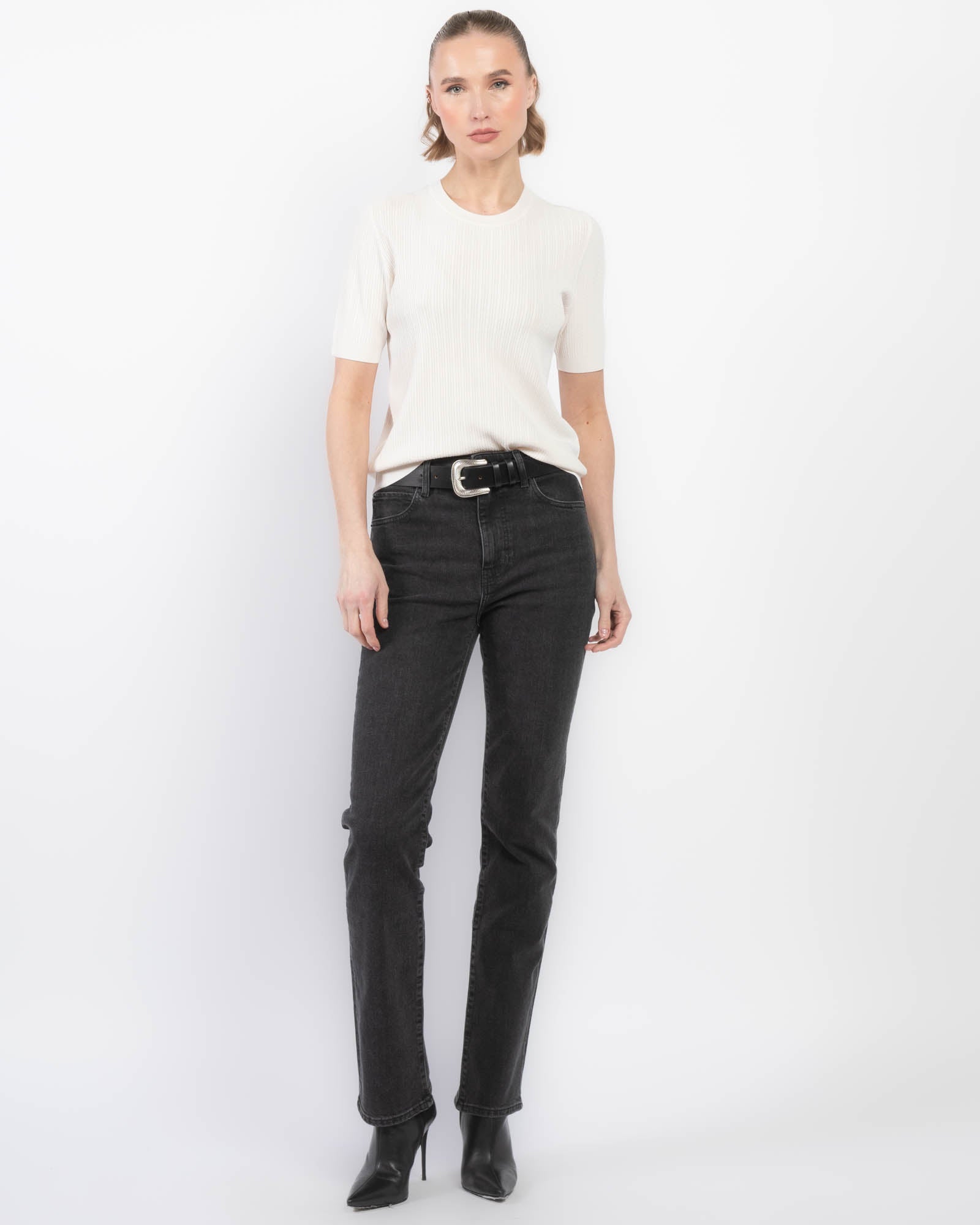 Pull ras du cou en tricot