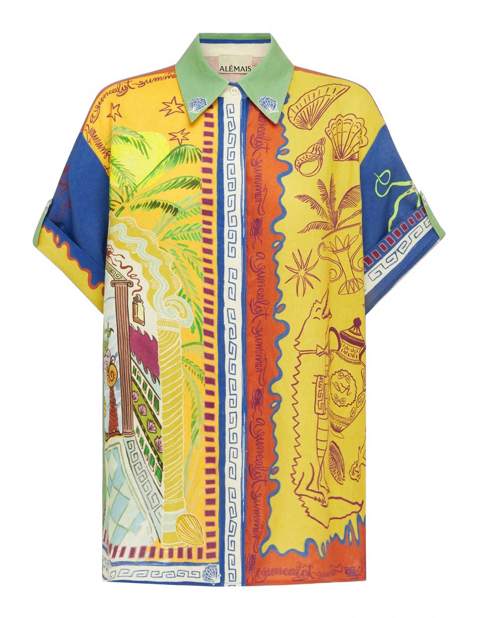 Chemise d'été surréaliste