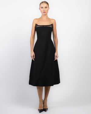 Robe double en crêpe