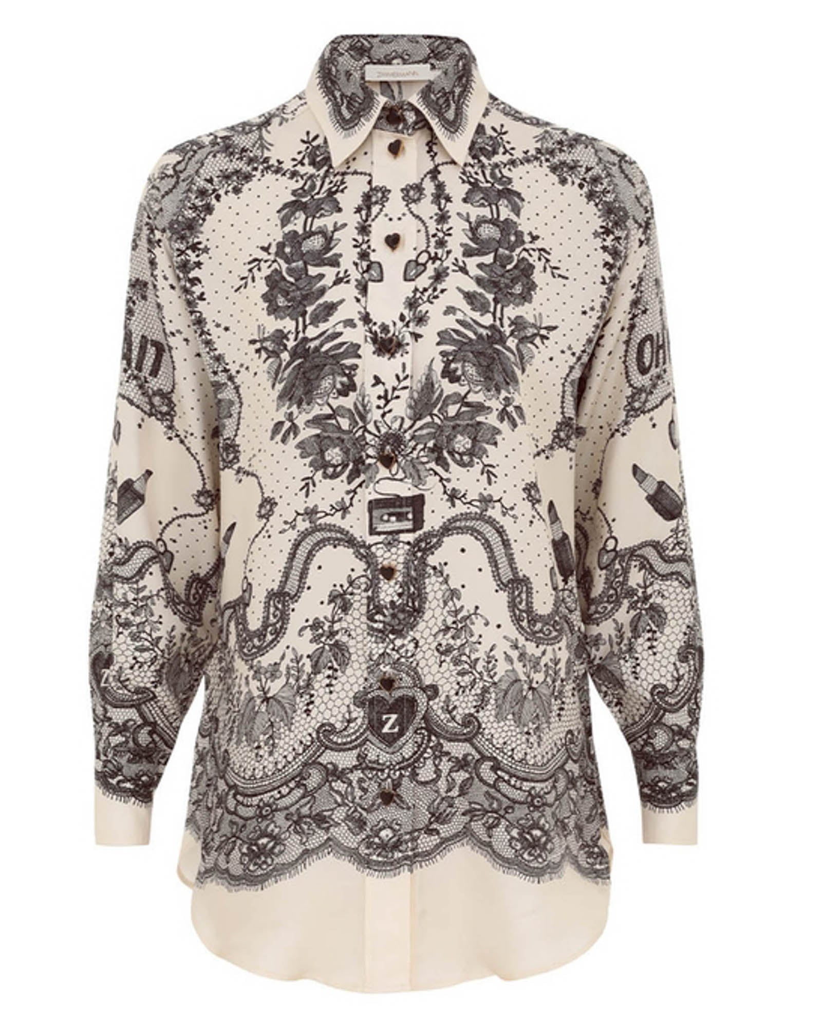 ZIMMERMANN Crush Relaxed Shirt