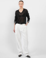 Over V-Neck Sweater