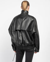 Lee Leather Bomber Jacket