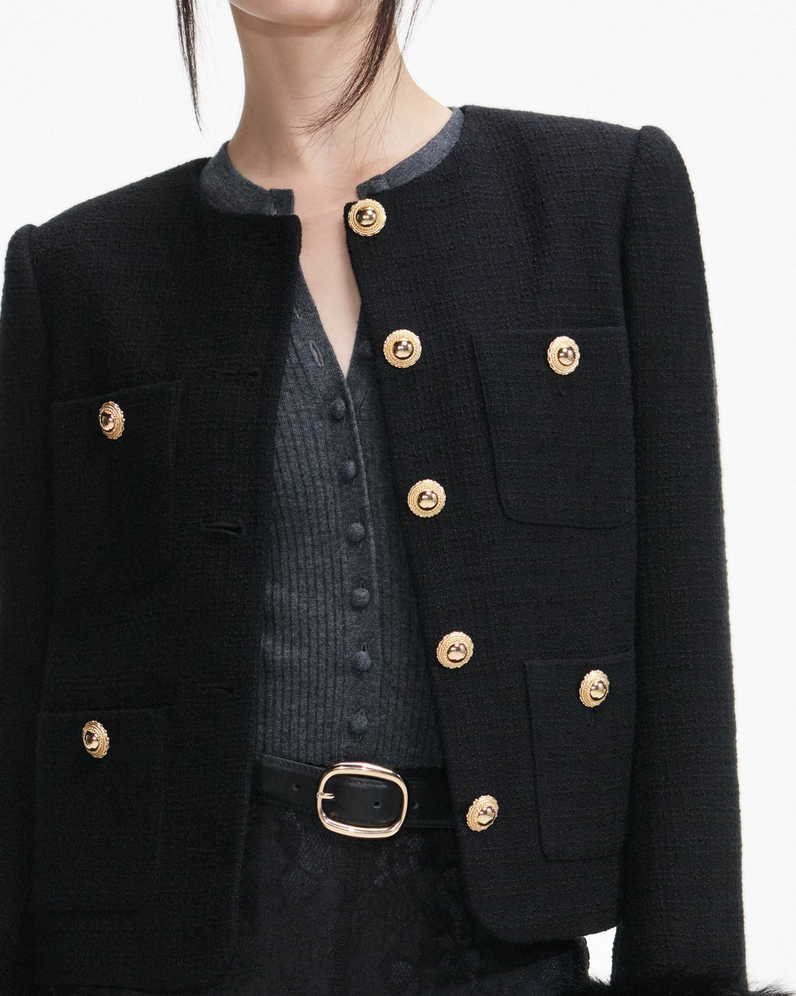 Veste bouclée