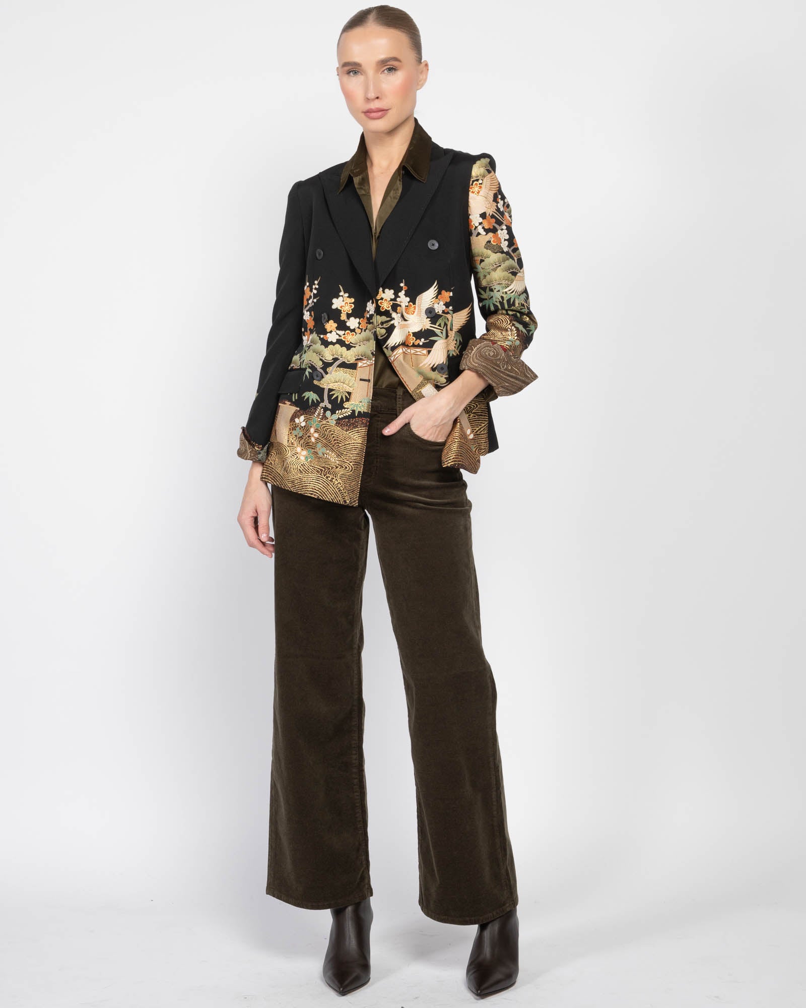 Kimono Embroidered Blazer