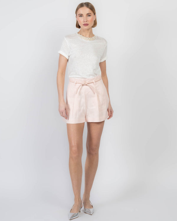 Linen Tuck Shorts