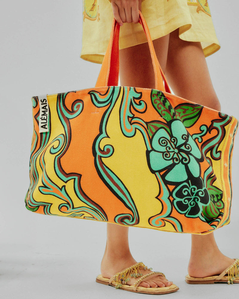 Flame Beach Tote