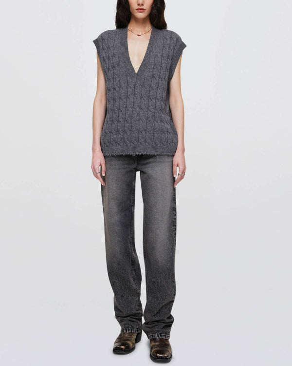 Cashmere Cable Vest