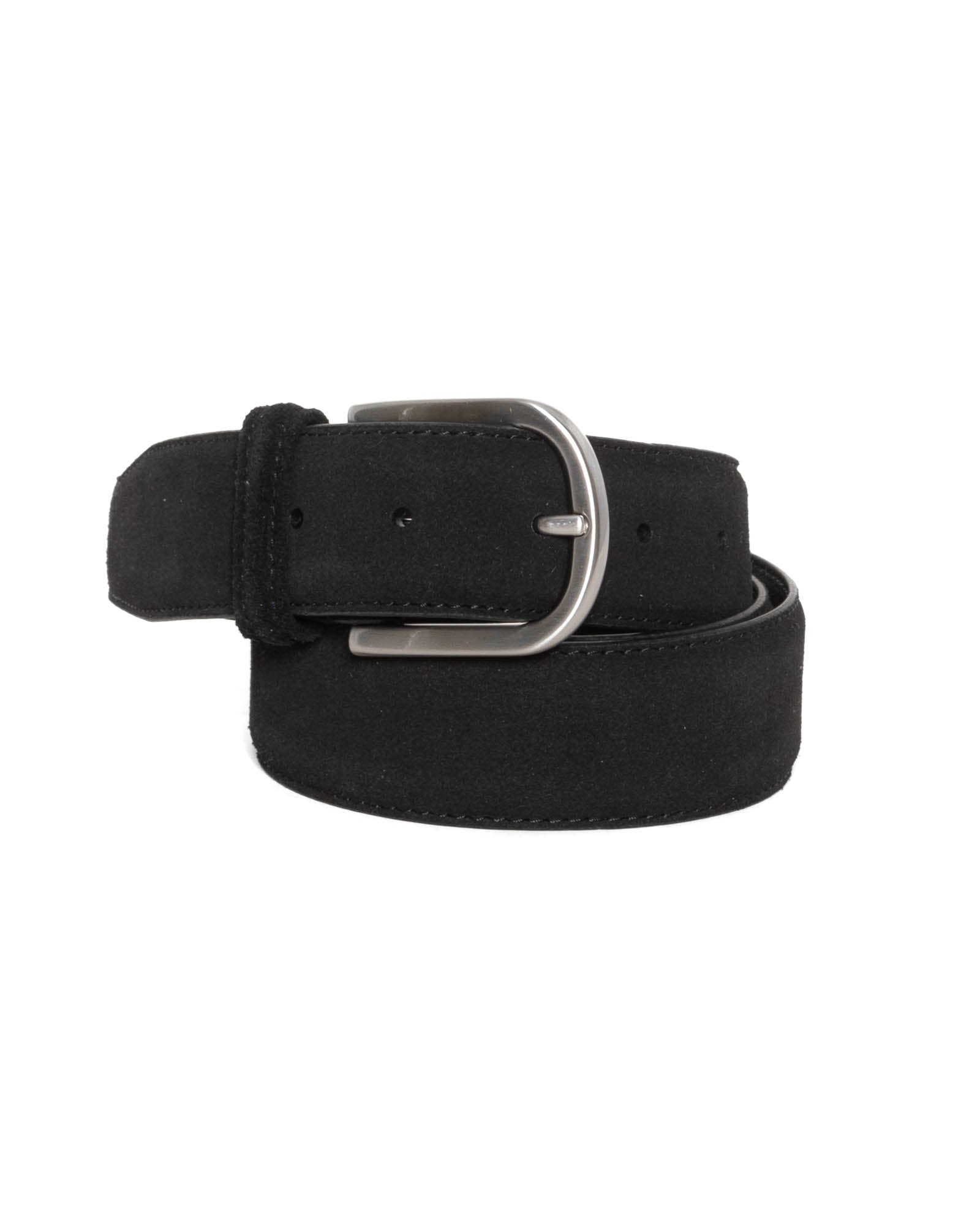 Ceinture à boucle argentée