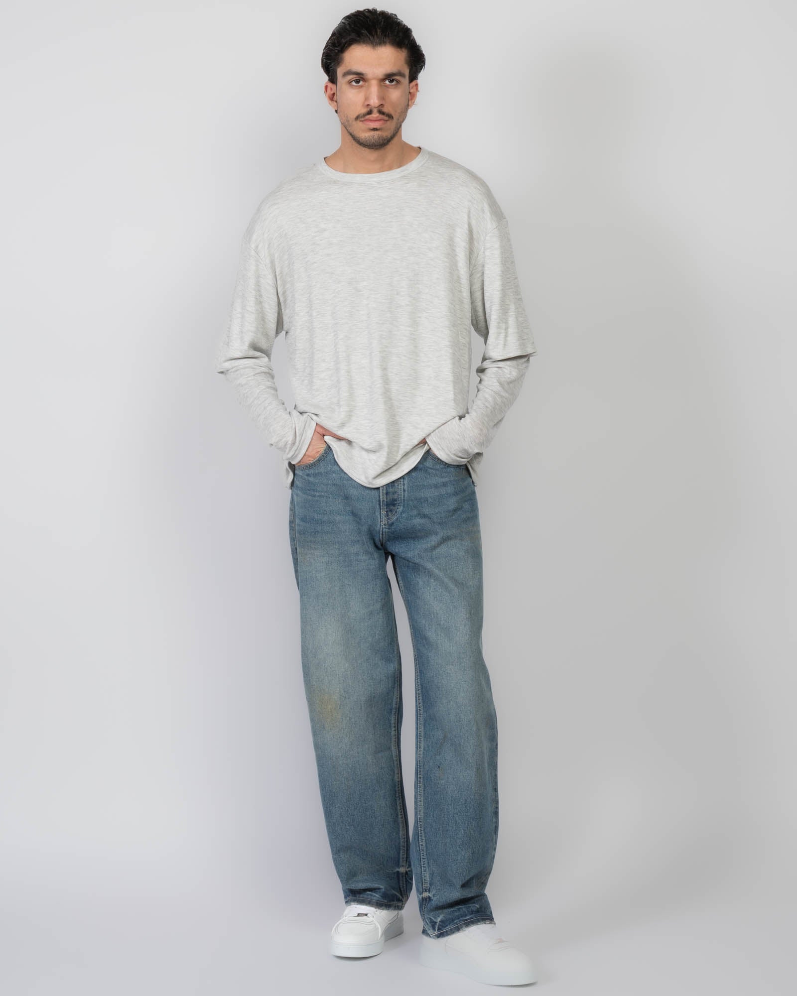 AYA MUSE Rib Double Layer Tee