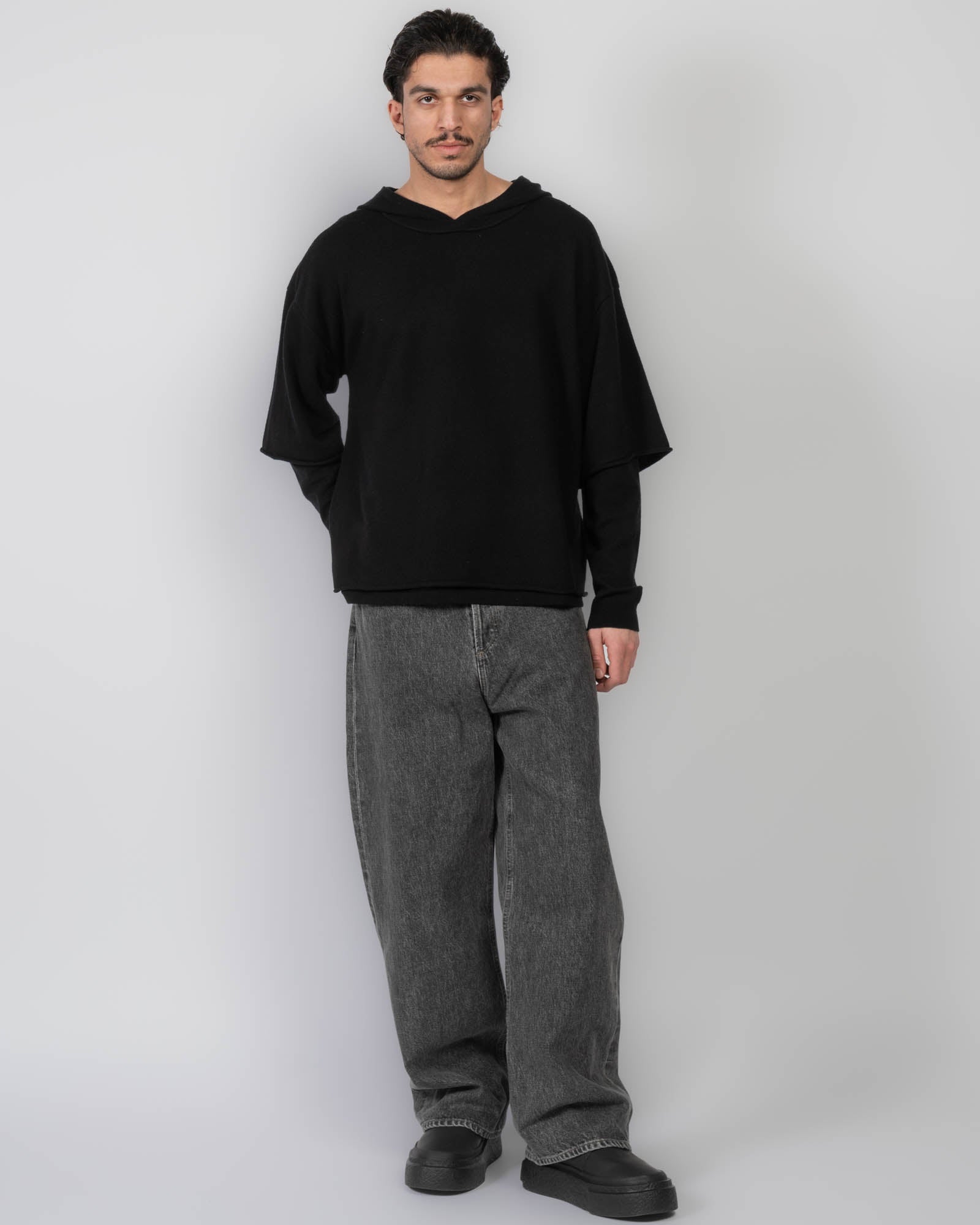 Sweat à capuche double couche