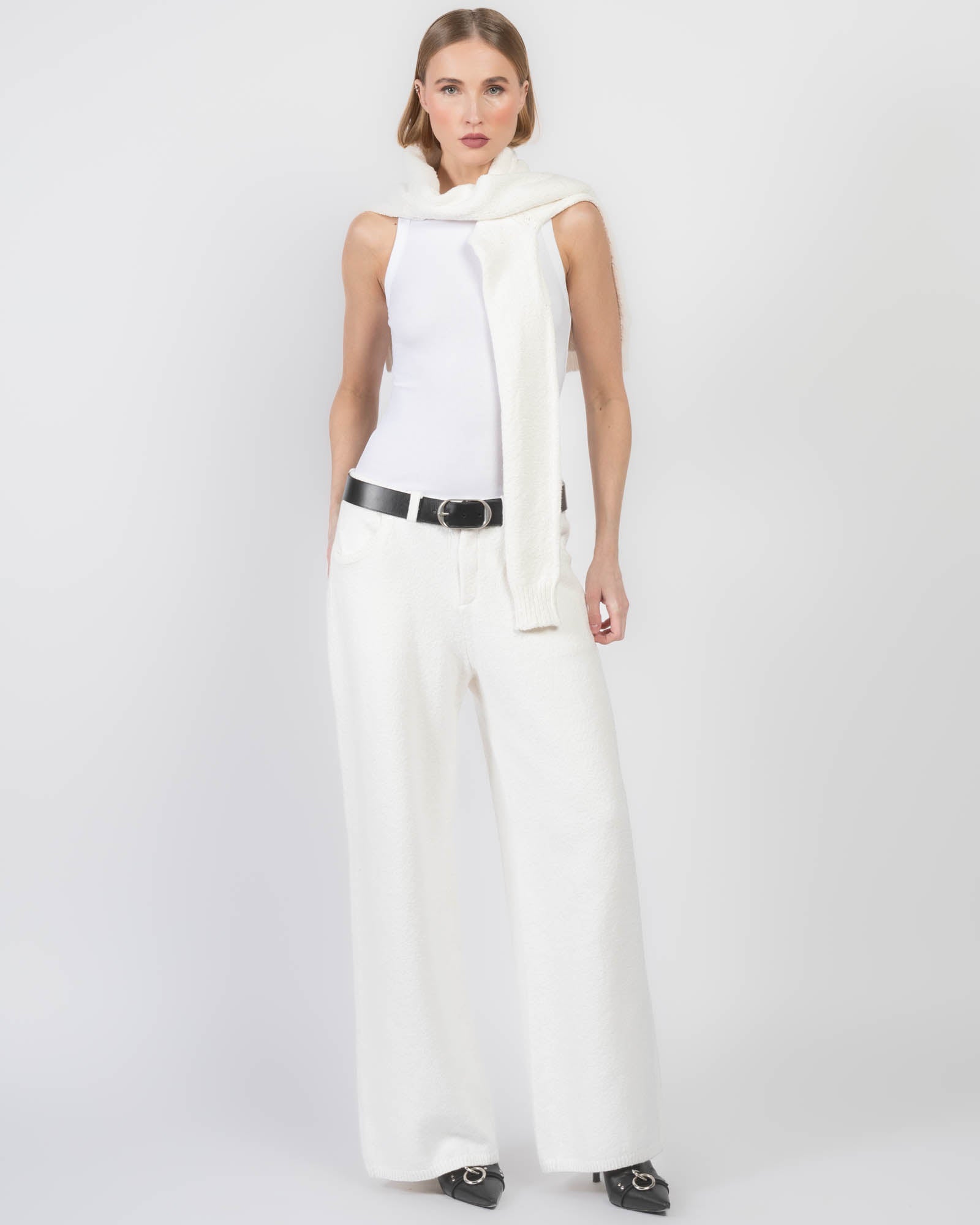 Pantalon taille haute Trix