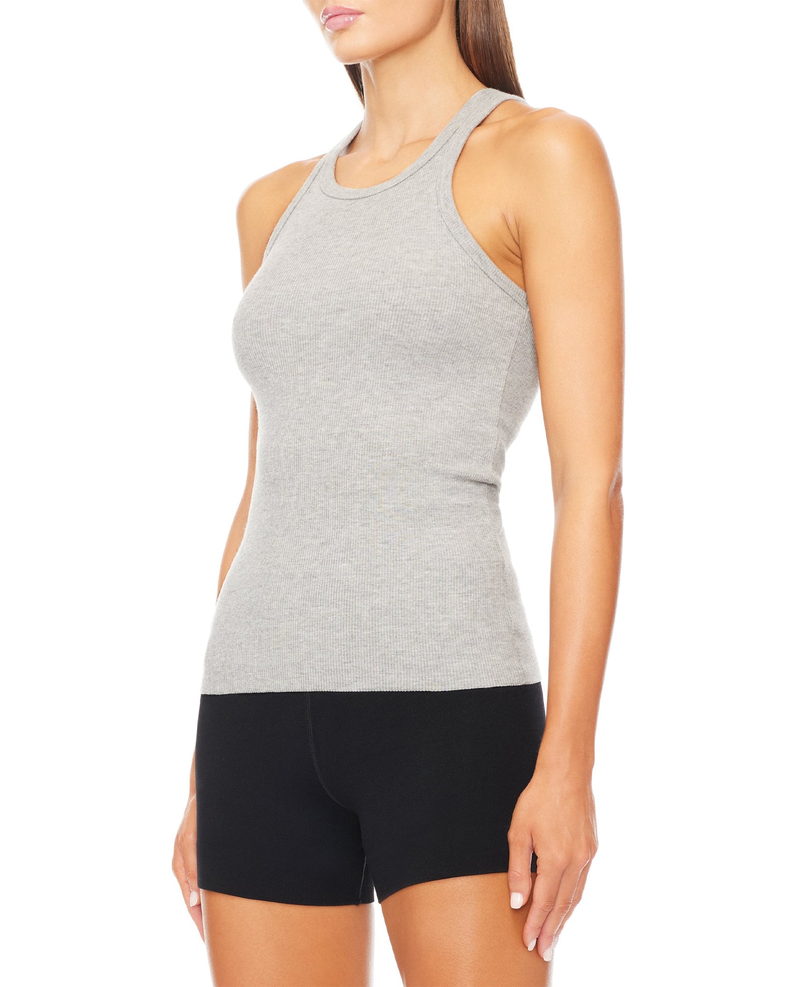 High Neck Fitted Tank Top
