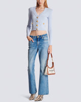 V-Neck Knit Cardigan