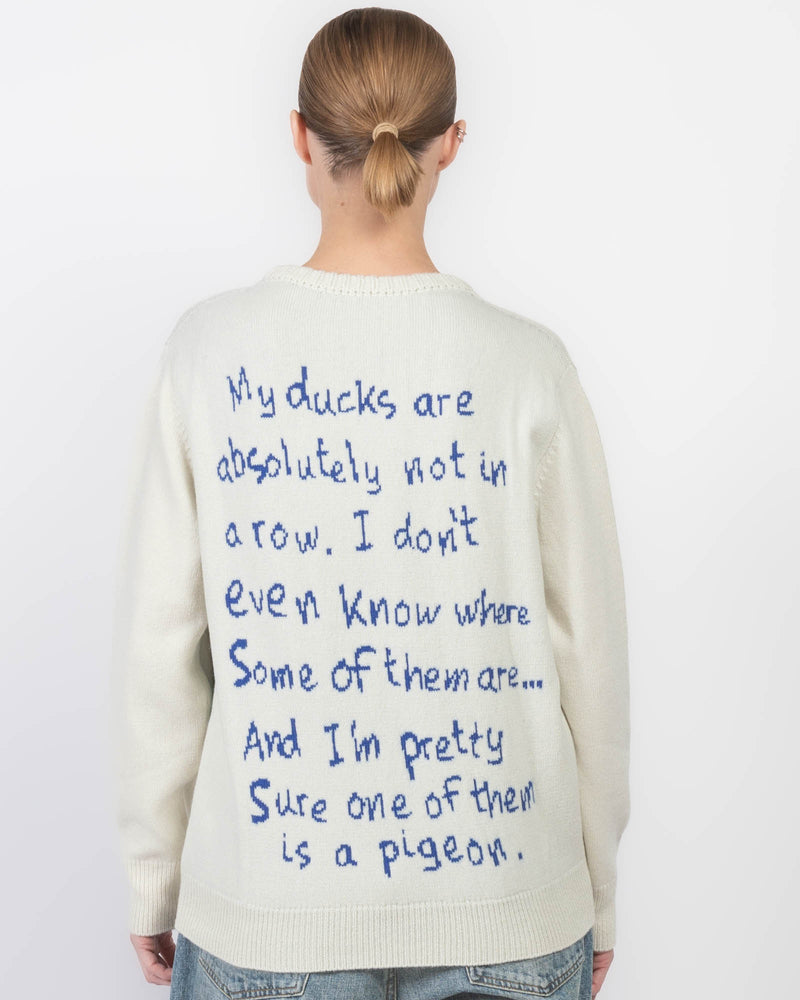 Mushroom and Duck Sweater