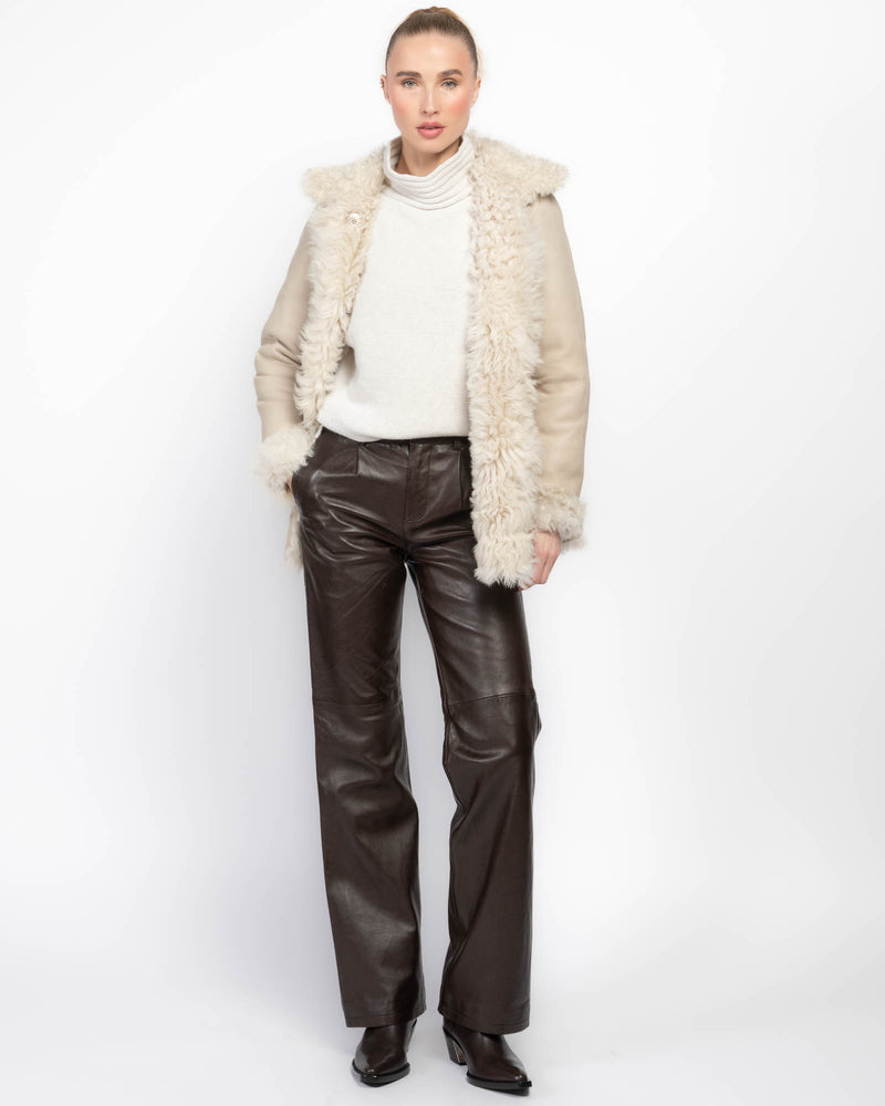 Milky Way Shearling Coat