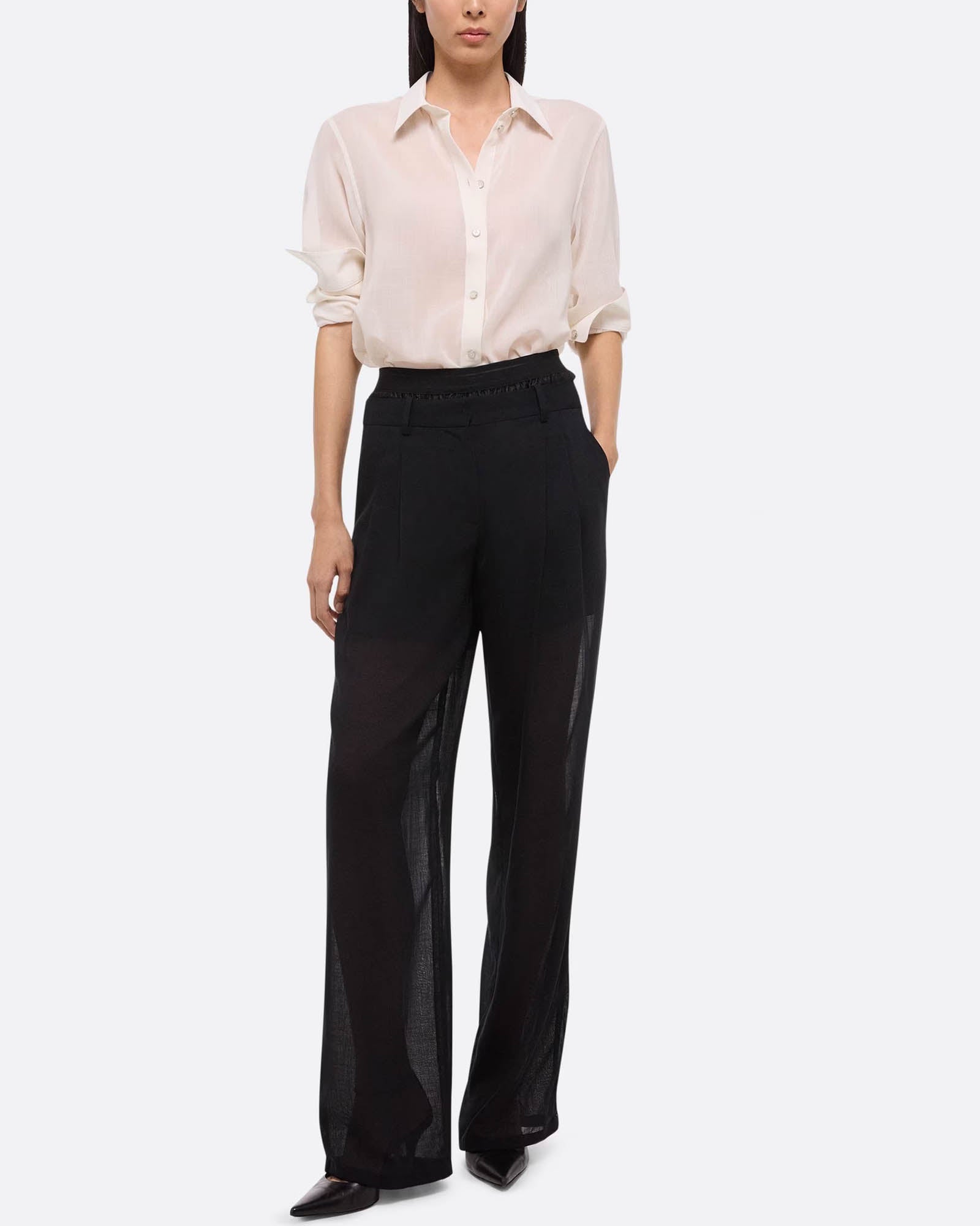 HELMUT LANG Double Pleat Pants