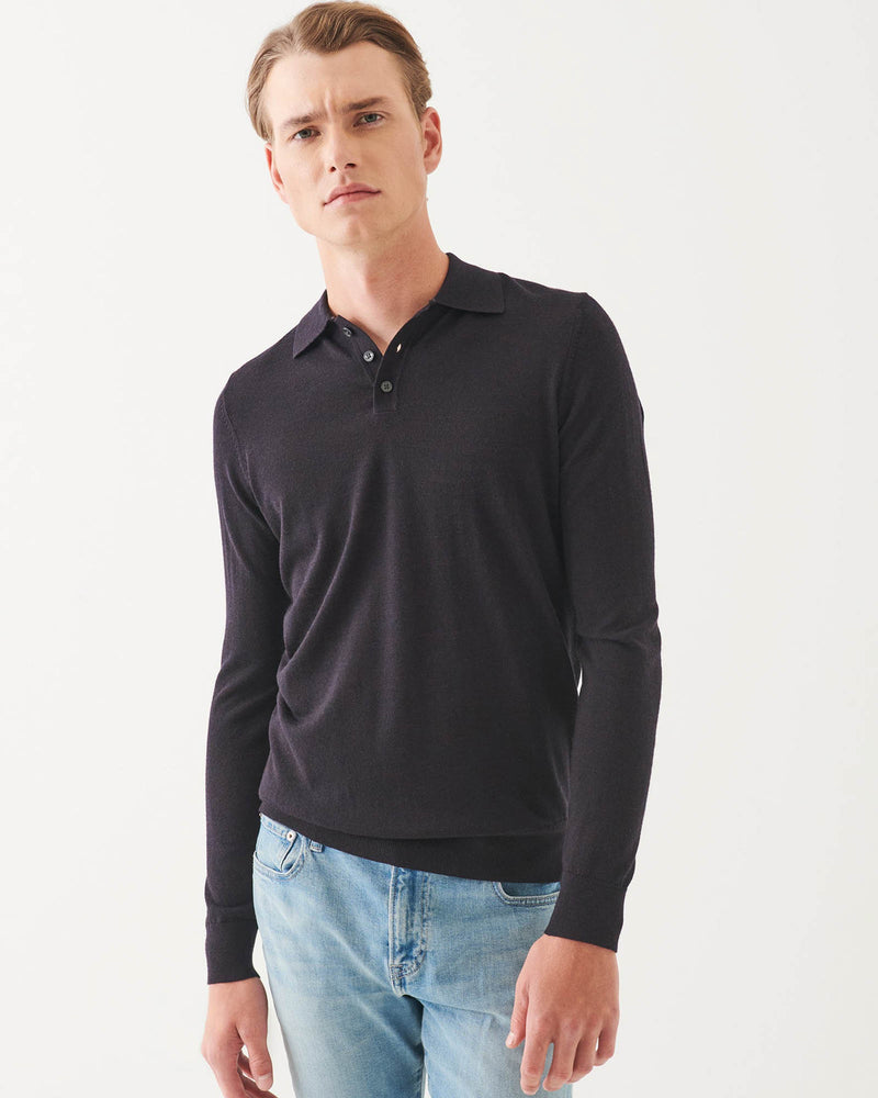 3 Button Polo Sweater