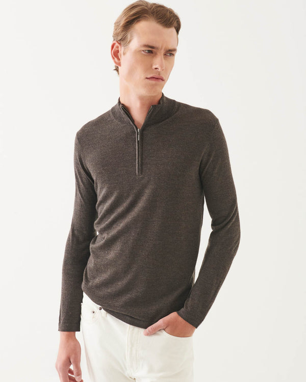 1/4 Zip Mock Sweater