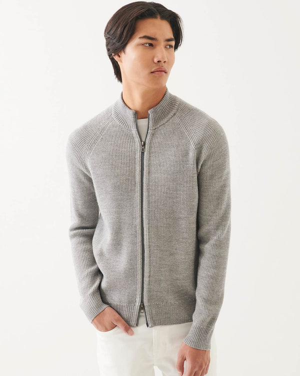 Full Zip Mock Top