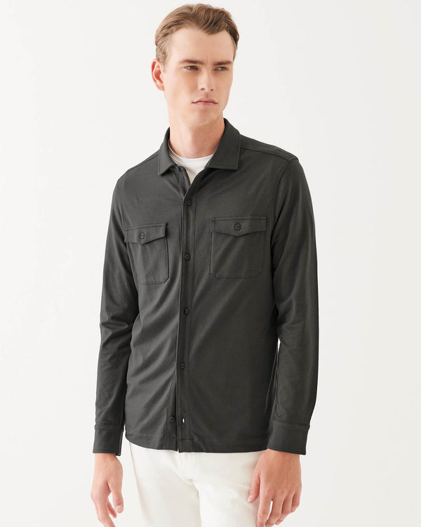 Long Sleeve Flap Pocket Overshirt