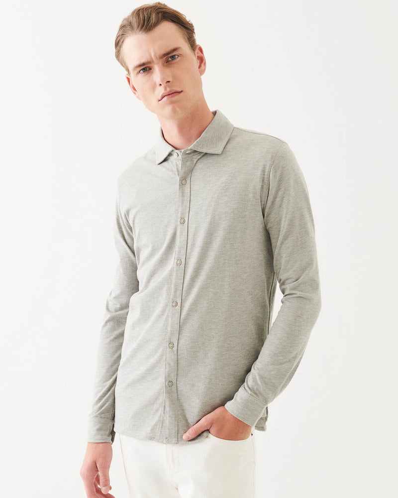 Overdye Button Front Shirt